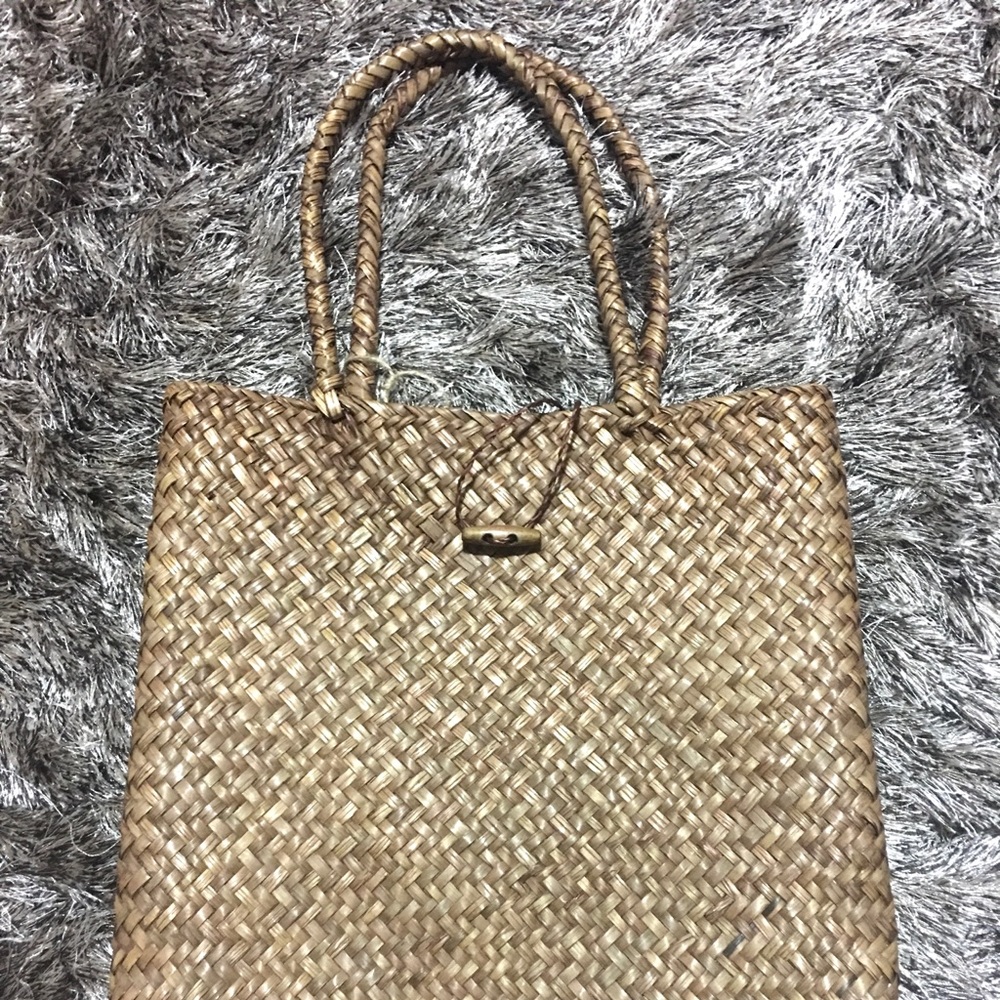 Handmade Straw Tote